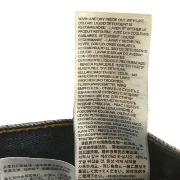 Levis 505 Regular Fit Jeans Mens 38x30 Blue Wash Low Stretch Denim - Picture 11 of 12